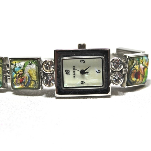 COPY - CLEARANCE⬇️NWOT Green Dichroic Glass Watch—$ FIRM - Picture 2 of 8